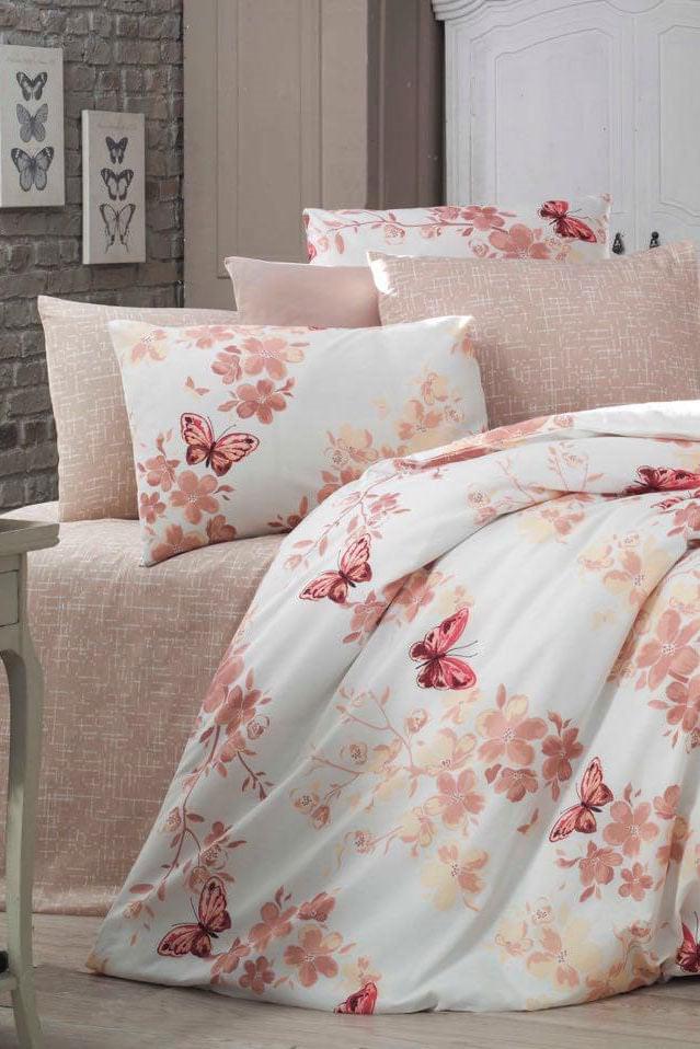 Kelebek V1 Çift Kişilik Nevresim Takımı