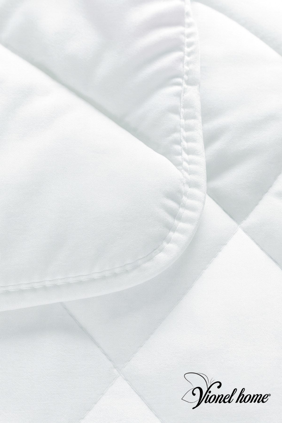 Ecotermo Beyaz Bebek Yorganı 95x145 Cm + 1 Adet 35x45 Bebek Yastığı | Yumuşak & Nefes Alabilen