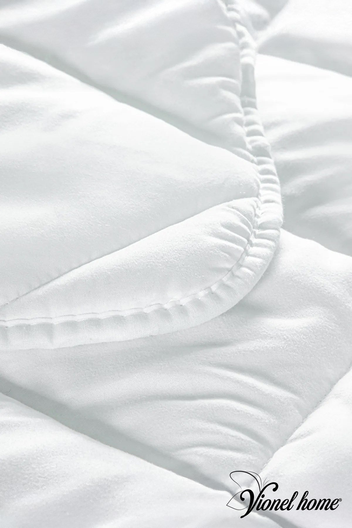 Ecotermo Tek Kişilik Microfiber Antialerjik Silikon Yorgan | Çeyizlik | Otel Yorganı | 155x215 Cm