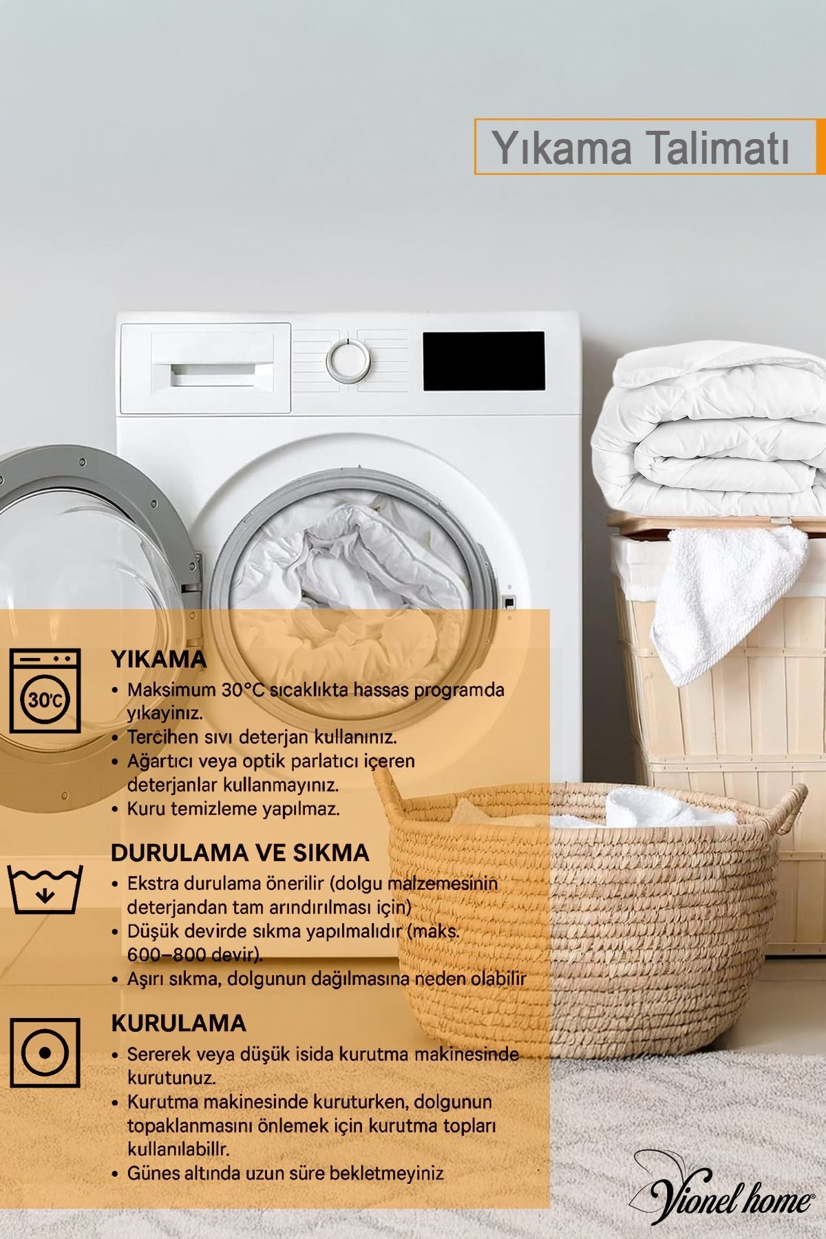 Ecotermo Çift Kişilik Mikrofiber Antialerjik Silikon Yorgan | Çeyizlik | Otel Yorganı |195x215 Cm