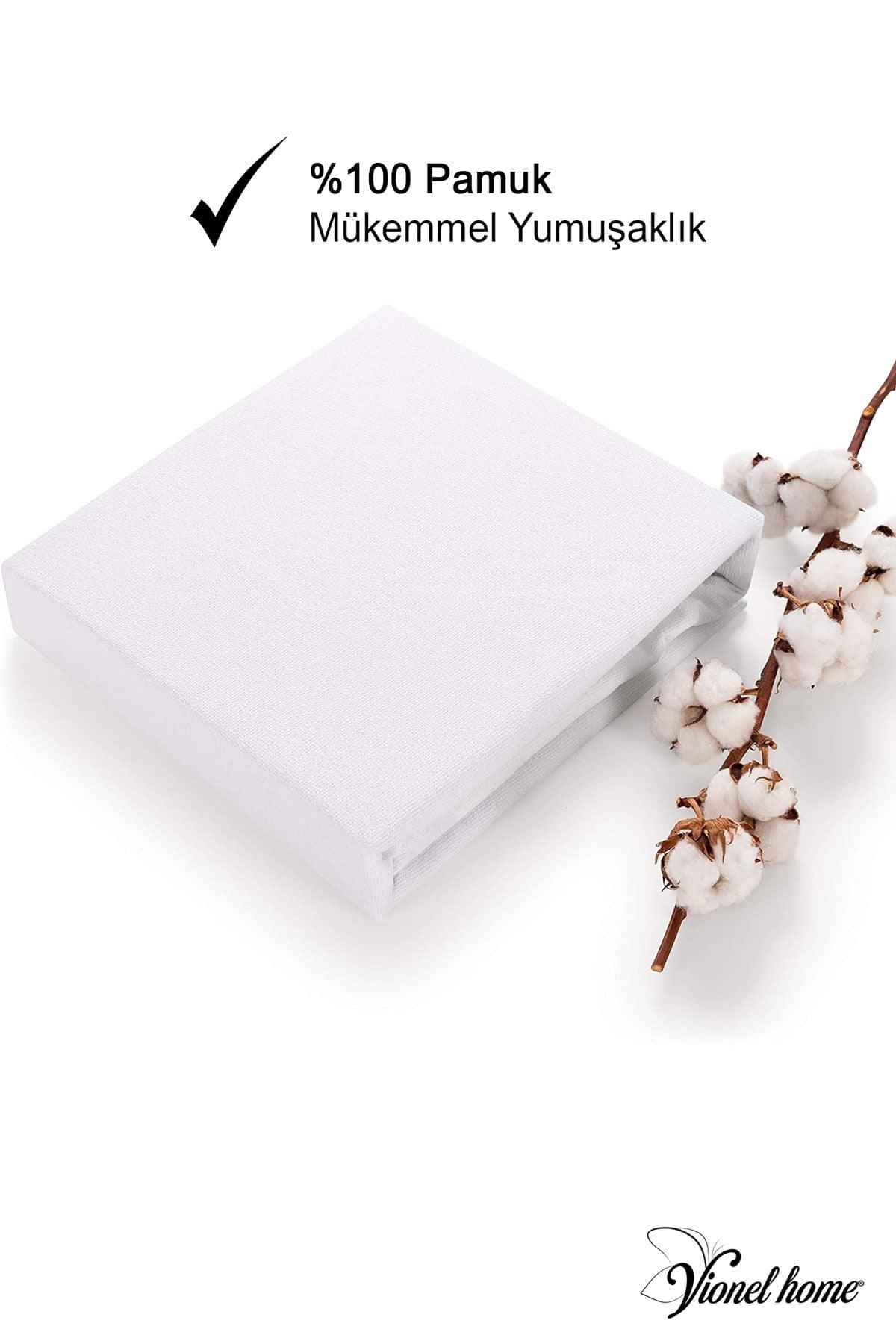 %100 Pamuk, Full Kenar Fitted Sıvı Geçirmez, Tek, Çift Kişilik Bebek Yatak Koruyucu Çarşaf Alez