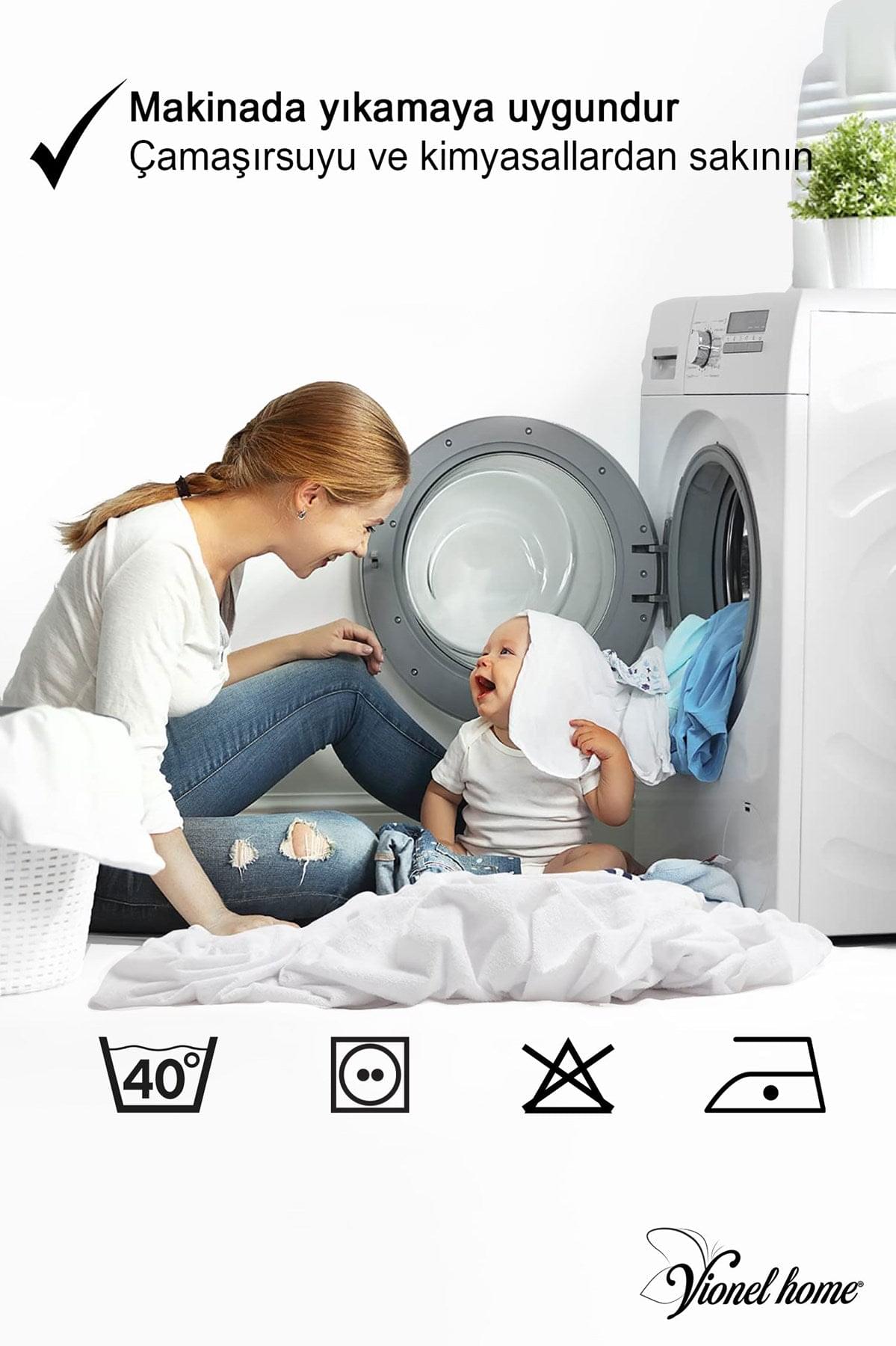 %100 Pamuklu Kapitone, Fitted Full Kenar, Su & Sıvı Geçirmez,Tek ve Çift Kişilik Yatak Koruyucu Alez