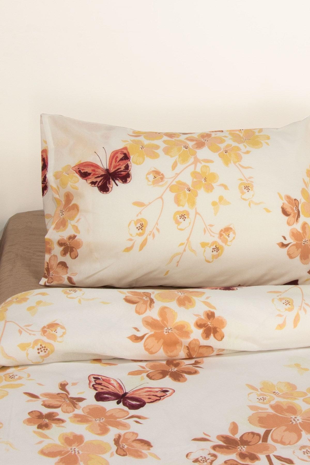 Kelebek V1 Çift Kişilik Nevresim Takımı